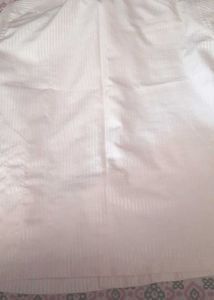 Striped White Formal Shirt