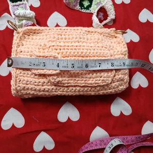 Crochet Mobile Sling Bag For Women And Girls 💫❤️