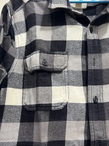 Black &amp; White Checks Shirt