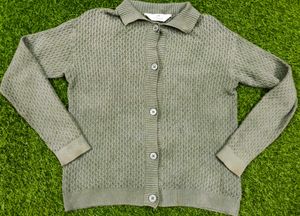 Sage Green Knit Cardigan