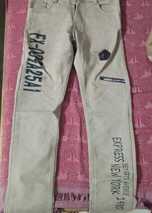 Stylish Graphic Print Jeans