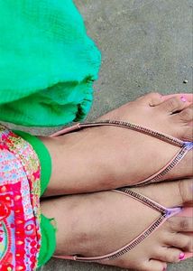 Pink Sparkle Flip Flops