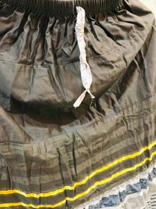 Striped Tiered Skirt