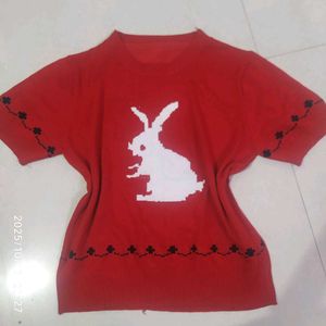 Red Rabbit Graphic Tee