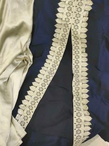 Elegant Blue Kurta and Lancha