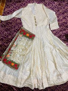 Elegant Ethnic Anarkali Kurta Set
