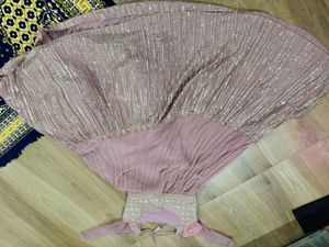 Dusty Rose Anarkali Dress