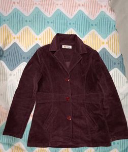 Burgundy Corduroy Jacket