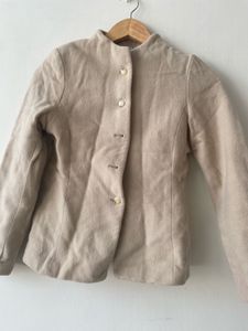 Elegant Beige Button-Up Jacket