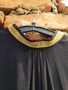 🌟Jaldi Loot Lo, Black Party Top Without Sleeves🌟