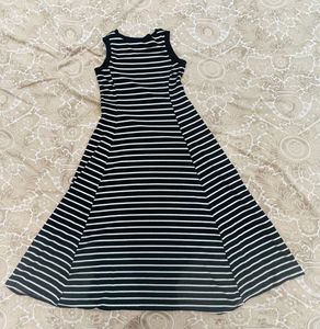 Striped Black &amp; White Dress