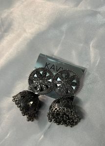 lightweight oxidized Jhumka Earrings
