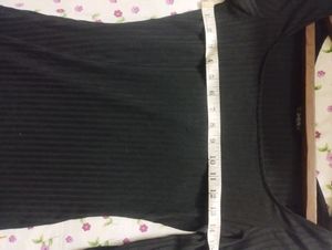 Cute Ribbed Black SHEIN Dress
