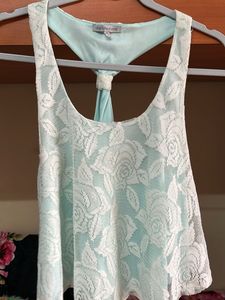 Lace Floral Tank Top