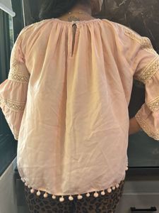 COVER STORY Peach Flared Top🍑🍑