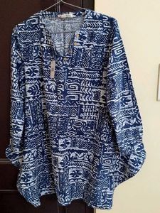 Sale🔥Cotton Korean Top In Blue Colour