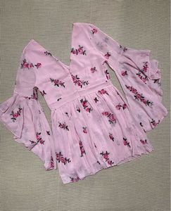 Pink Embroidered Dress
