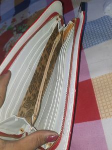 Red Color Hand Clutch