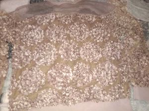 Embellished Fabric Piece