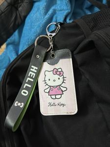 Hello Kitty Card Holder Keychain