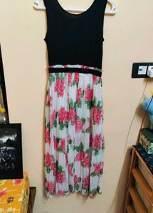 Floral Print ankle length Maxi Dress