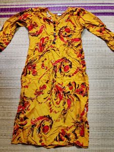 Floral Print Kurta