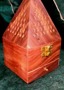 Wooden incense Holder Dhoopbatti Lobaan Daan