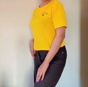 Yellow 'Honey' Graphic T-shirt