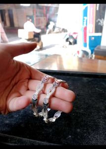 Pure Silver Designary Bangles