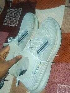 Grey Knit Sneakers