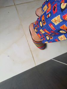 multicolour back open bellies size 6