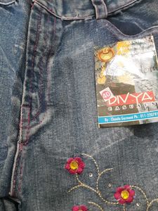 Embellished Flare Jeans New