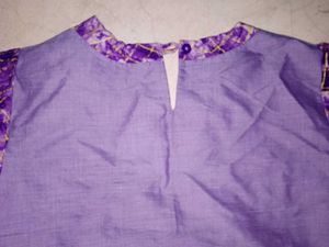 Purple Tie-Dye Sleeve Top