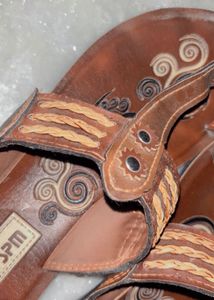 Brown PU-SPM Sandals