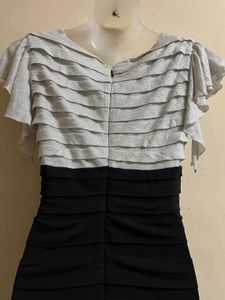 Glitter Layered Silver-black Pintrest One Picee