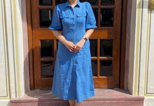 Denim Shirt Dress