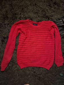 Red Knitted Sweater