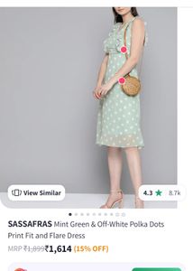 Chic Polka Dot Midi Dress