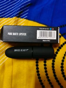 Swiss Beauty Pure Matte Lipstick 208 Orange Red