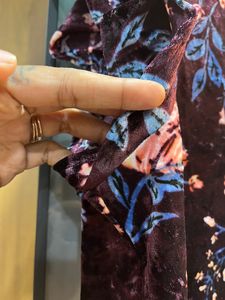 Velvet Purple Color Top L To Xxl Size