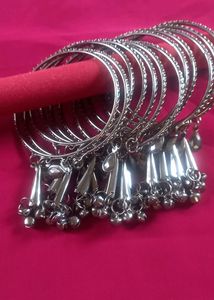 Black Metal Bangles 12 Piece Set