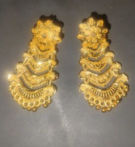 Golden Dangle Earring,s