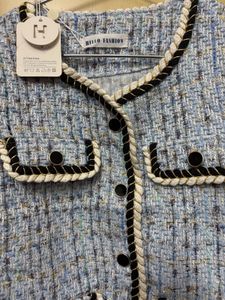 Tweed Style short Jacket made in Thailand