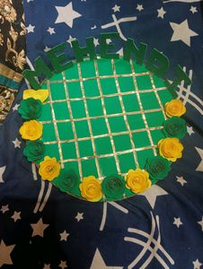 Haldi And Mahendi Plate