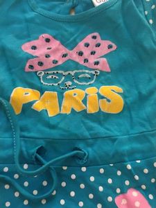 Cute Polka Dot &#34;Paris&#34; Baby Dress
