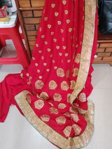 New Red Saree