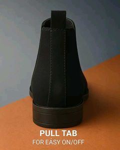 Black Suede Chelsea Boots