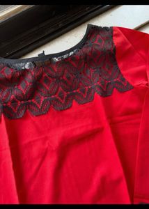 Red formal/ casual top