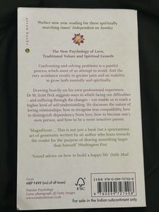 The Road Less Traveled -M Scott peck