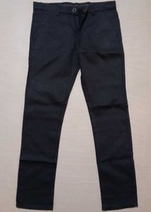 SUPERDRY Men Regular Fit Cotton Silk Trousers